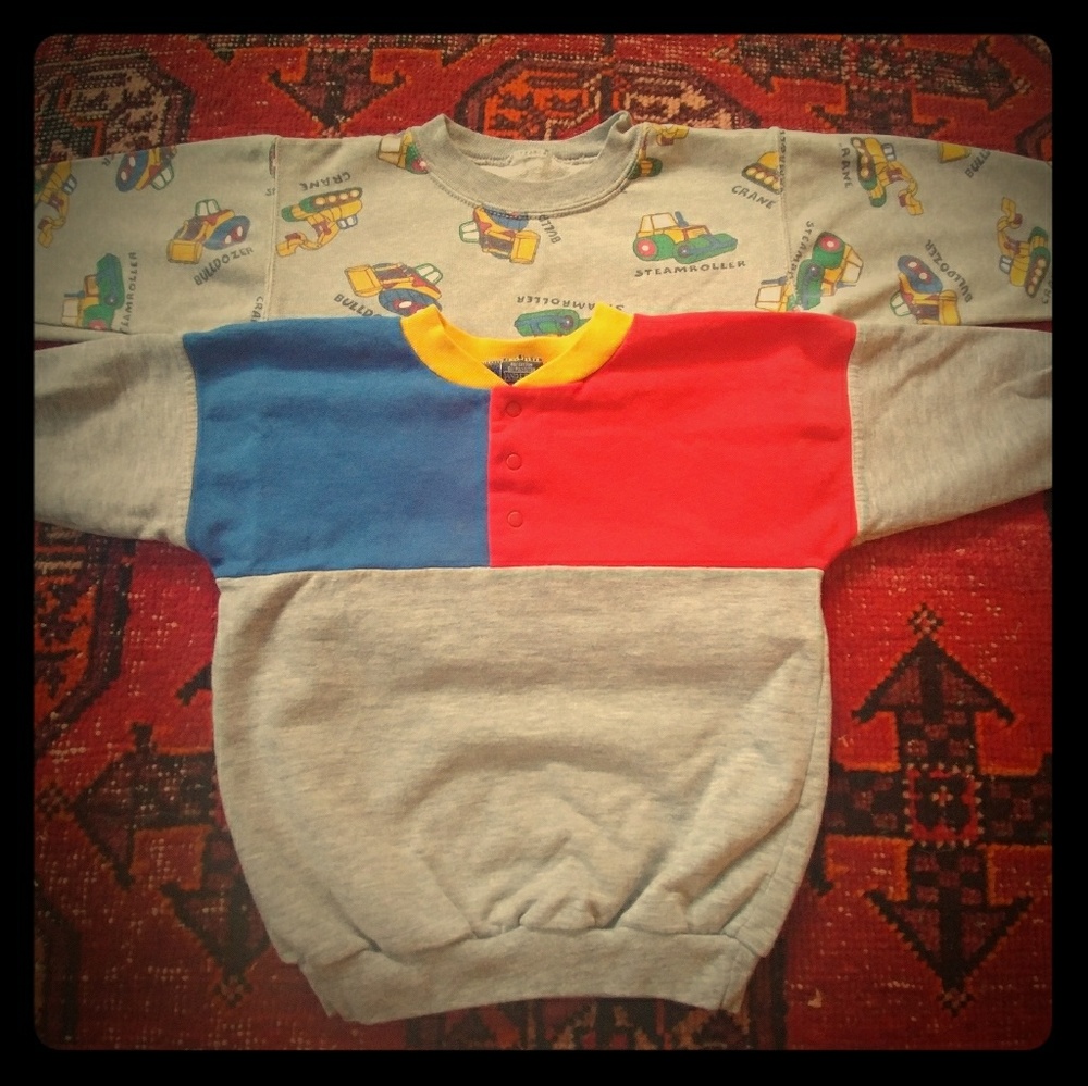 Vintage Toddler Boys Sweatshirts 2 pack